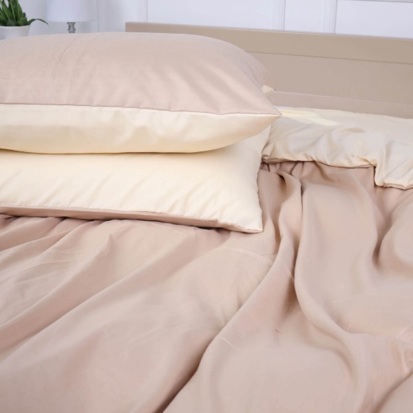 Фото - Комплект постільної білизни MirSon Temisas (12-0712 + 15-1214) Mikrosatin Premium 220х240 см (2200007249510)